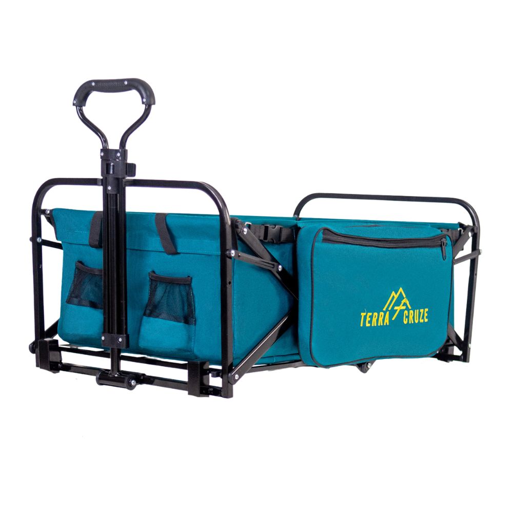 Terra Cruze Teal Trolley Bag